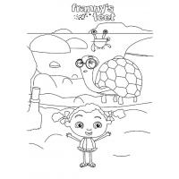 Franny's Feet coloring pages