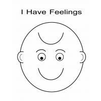 Emotions and feelings coloring pages
