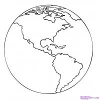 Earth coloring pages