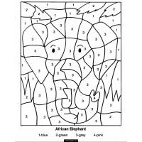 Addition coloring pages