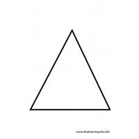 Triangles coloring pages