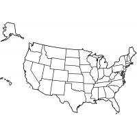 State map coloring pages