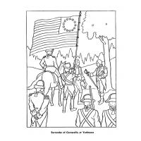 Revolutionary war coloring pages