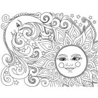 Coloring pages anti-stress for children