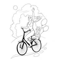 Healthy lifestyle coloring pages
