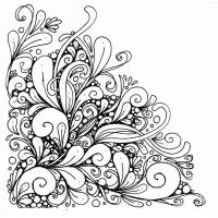 Flower mandala coloring pages