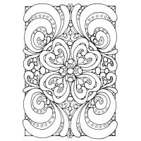 Difficult coloring pages for adults