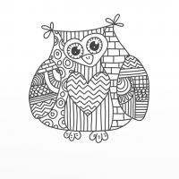 Doodle coloring pages