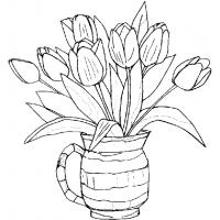 Adult coloring pages flowers