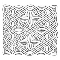 Celtic knot coloring pages