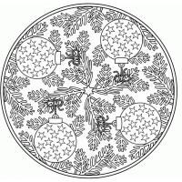 Adult Christmas Coloring Pages
