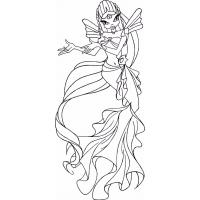 Winx Mermaid coloring pages