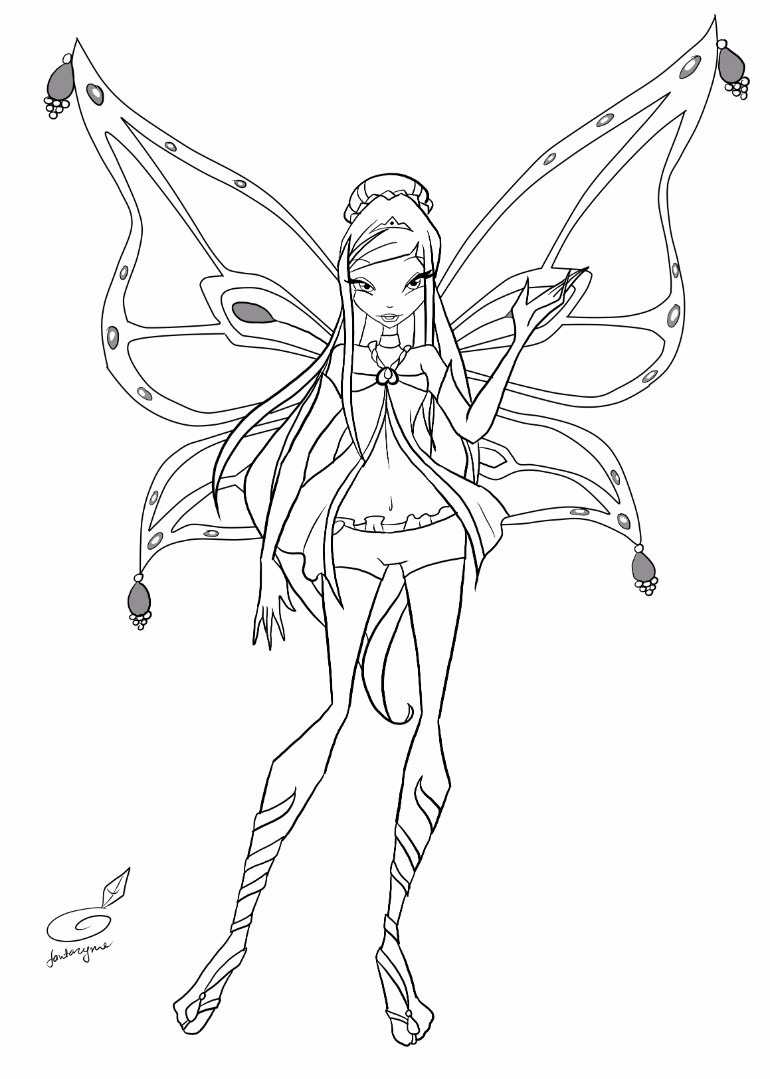 Musa winx coloring pages