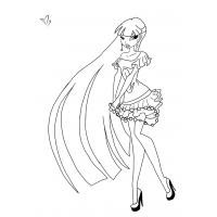 Winx Princess coloring pages