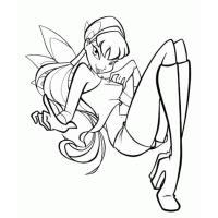 Winx Stella coloring pages