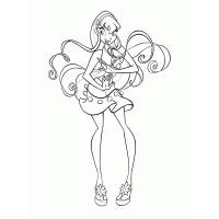 Winx Stella coloring pages