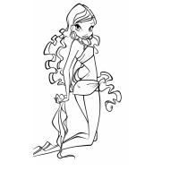 Winx Layla coloring pages