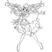 Winx Club Bloomix coloring pages