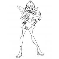 Winx Bloom coloring pages