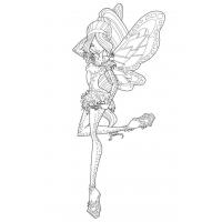 Winx Tynix coloring pages