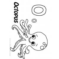 Letter o coloring pages