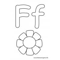 Alphabet flash cards coloring pages
