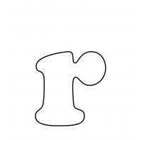 Lowercase e coloring pages