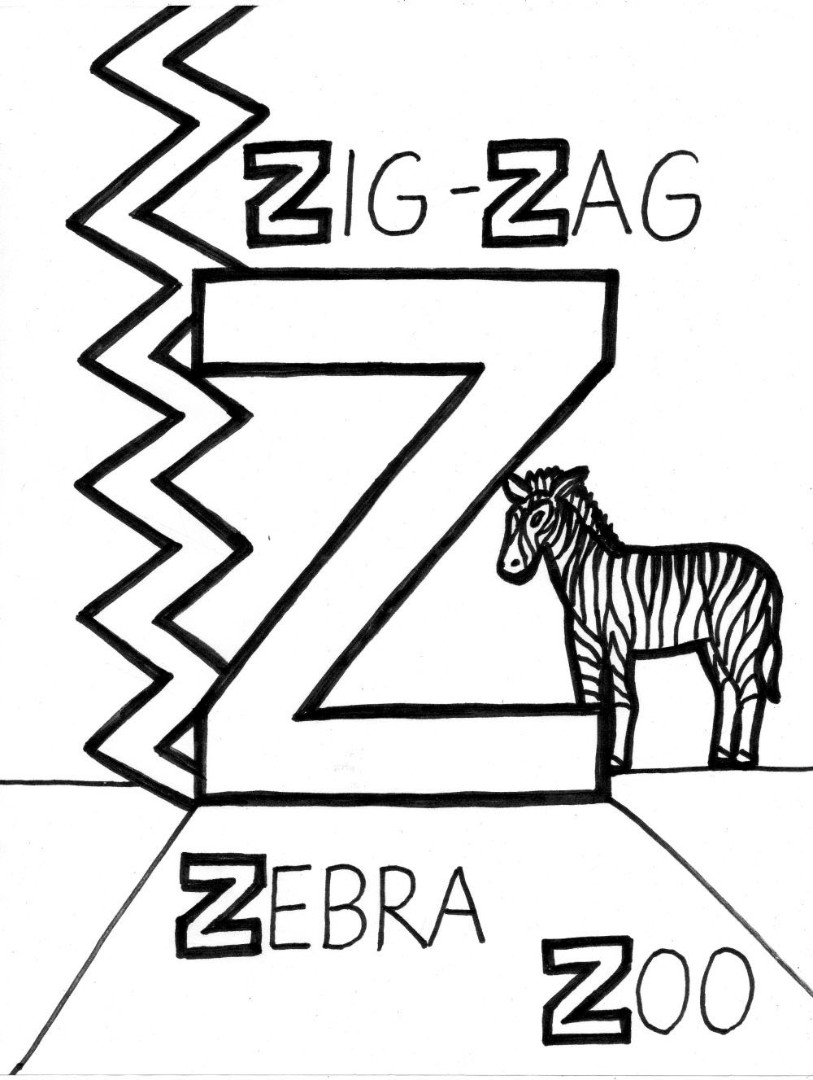 alphabet coloring pages letters u z - bluebonkers free printable ...