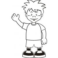 Boy coloring pages