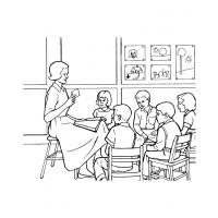 Class coloring pages