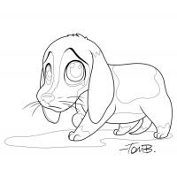 Beagle coloring pages