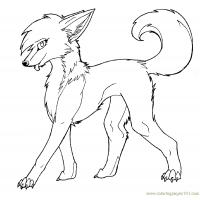 Wolf coloring pages
