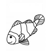 Sea fish coloring pages