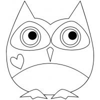 Owls Coloring pages