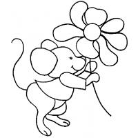 Mouse coloring pages
