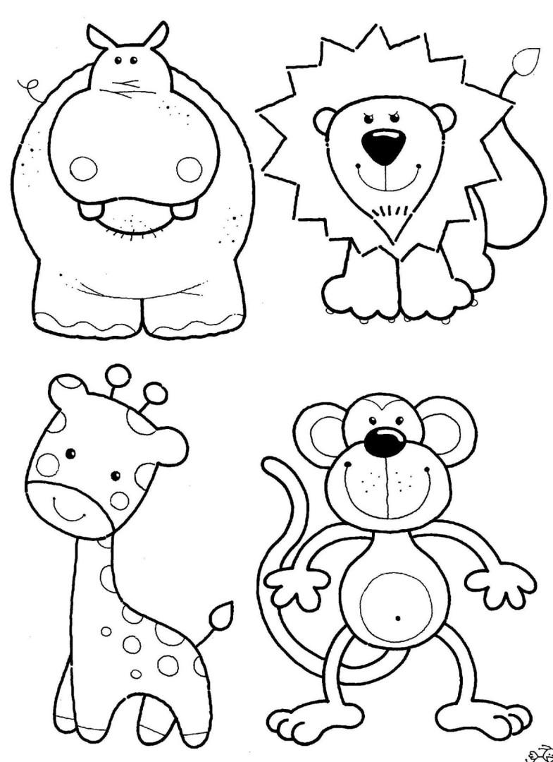 Jungle safari coloring pages download and print for free