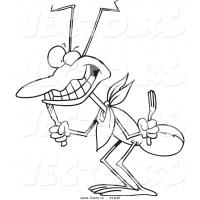 Ants marching coloring pages