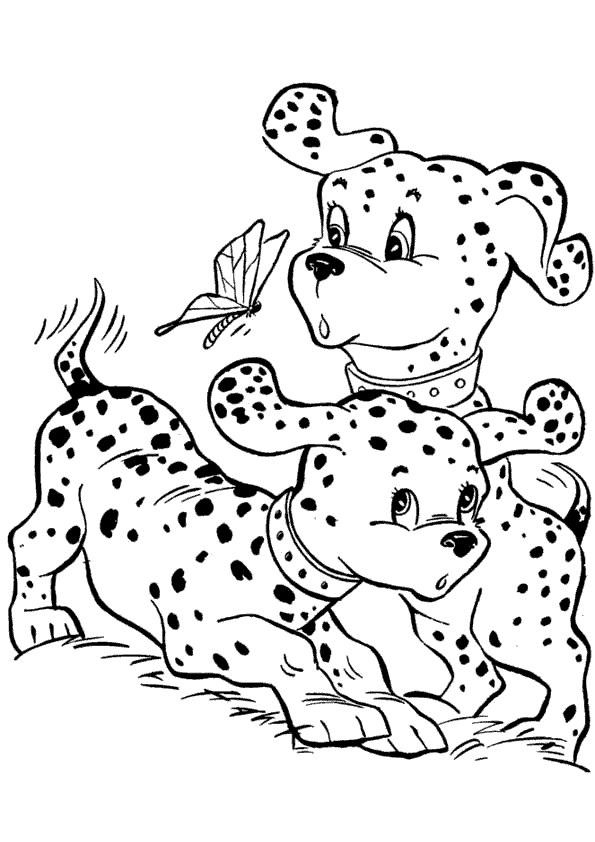 Dog with puppies coloring page to print dor free, dog and puppies