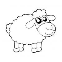 Sheep coloring pages
