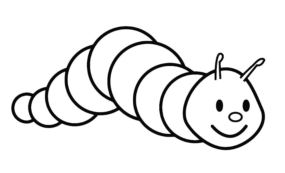 Caterpillar Coloring Pages Free Printables