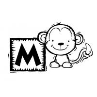 Monkeys coloring pages