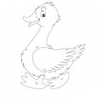 Goose coloring pages