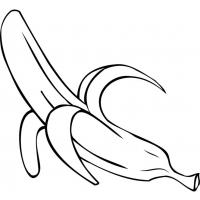 Apples and bananas coloring pages