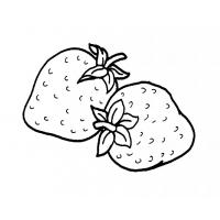 Strawberry coloring pages