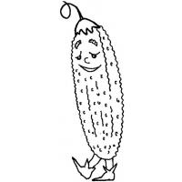 Cucumber coloring pages