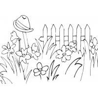 Gardening coloring pages