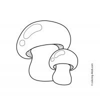 Mushroom coloring pages