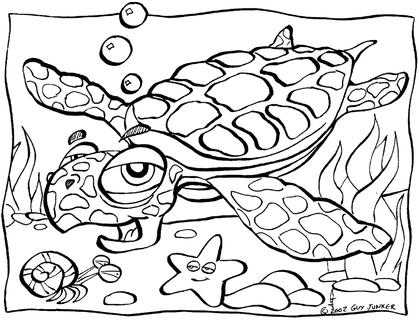 sea coloring pages to download and print for free