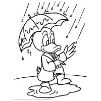 Rain coloring pages