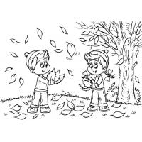 Fall coloring pages